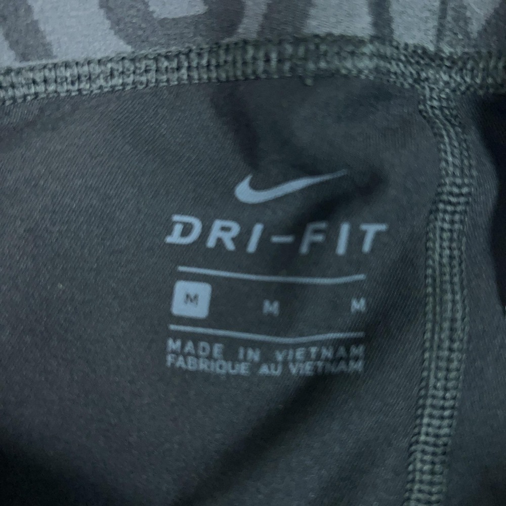 Nike Pro Pants Mens Medium Black Dri FIT Compression Leggings Running Gym Sport - Picture 7 of 9